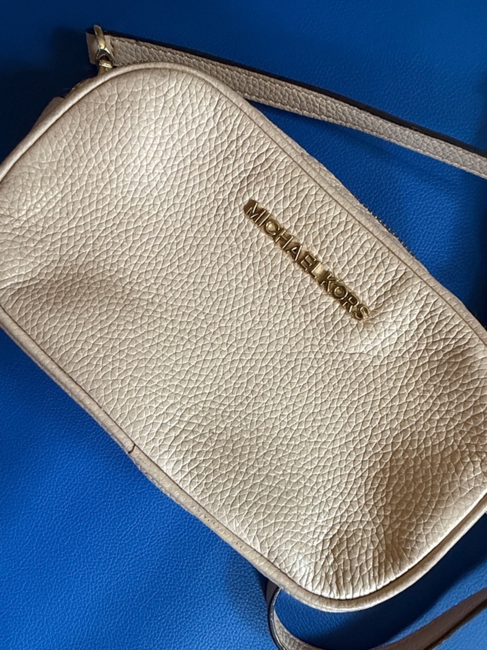 Michael Kors Double-Zip Crossbody Bag – Blush Pink - in Good condition